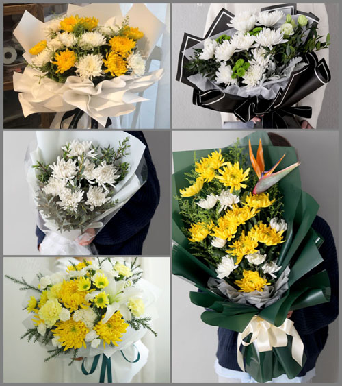 山东青岛莱西市店埠镇后高家横岭村白事花束代送